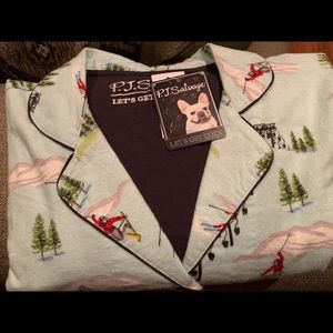 Pj Salvage Flannel Alpine Print Pajamas